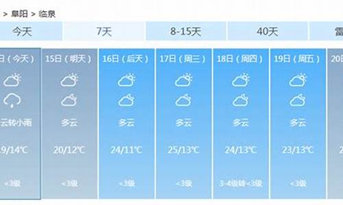 临泉天气预报30天_临泉天气预报30天最新